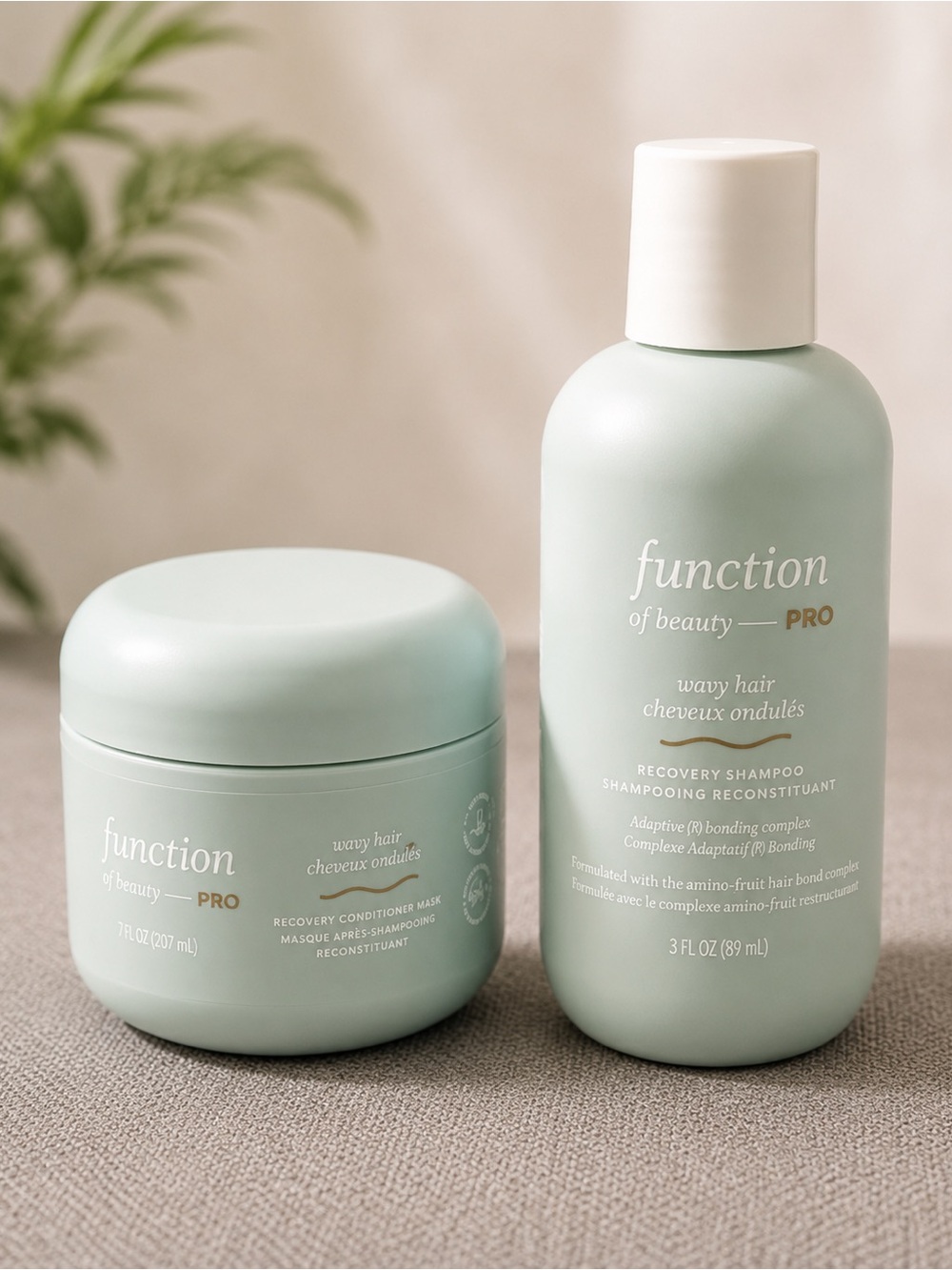 Function of Beauty PRO Wavy Hair Recovery Shampoo + Mask Set NEW